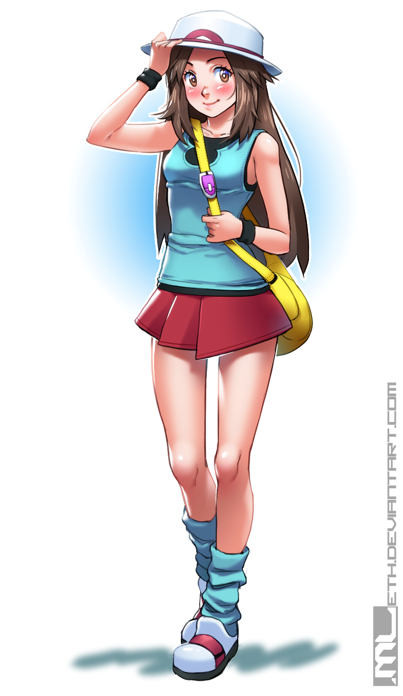 leaf (pokemon and 1 more) drawn by mleth