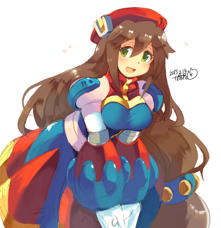 iris (mega man and 2 more) drawn by iroyopon