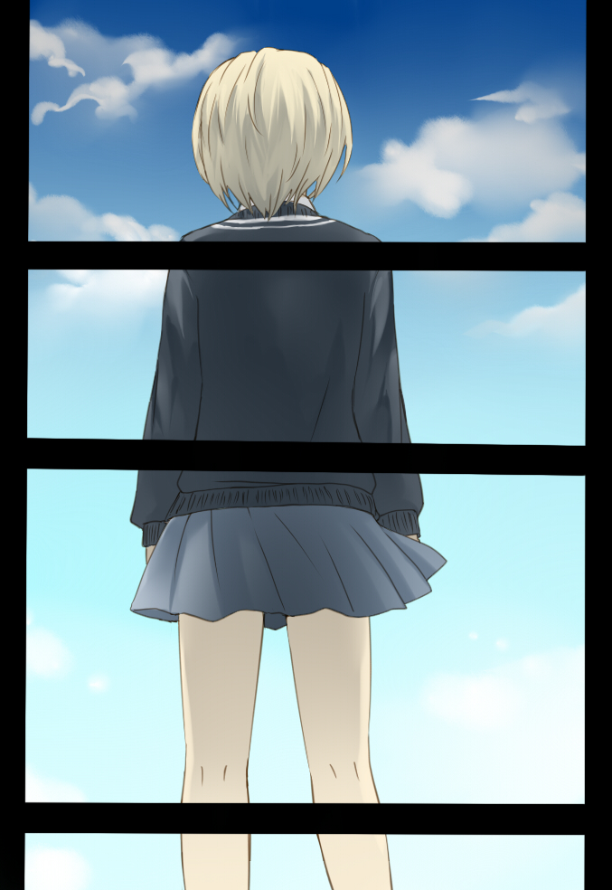 erica hartmann (world witches series and 1 more) drawn by bai_lao_shu