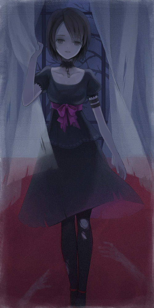 tsukimori madoka (fatal frame and 1 more) drawn by matsurika