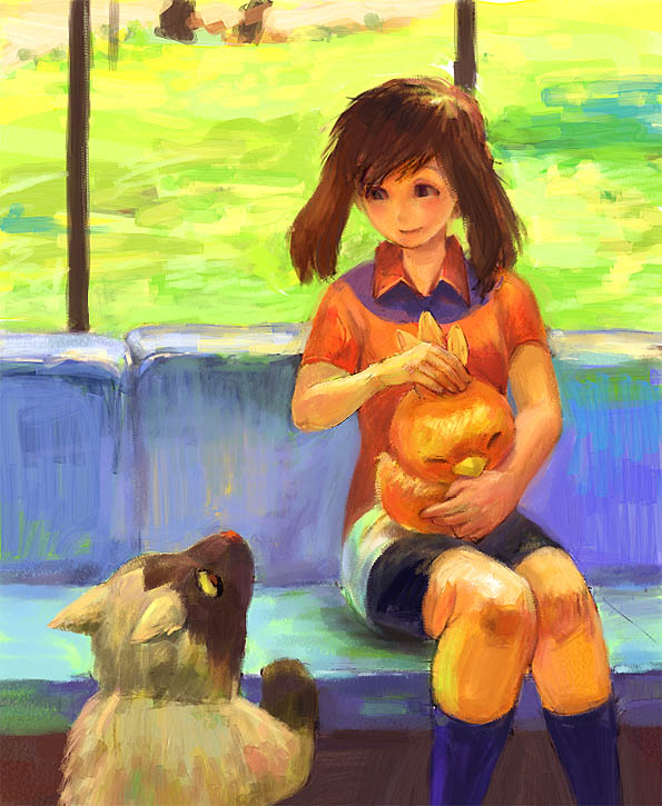 may, torchic, and poochyena (pokemon and 1 more) drawn by yuza