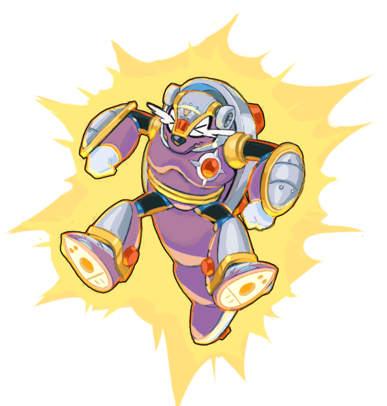 armored armadillo (mega man and 2 more) drawn by u_wstr