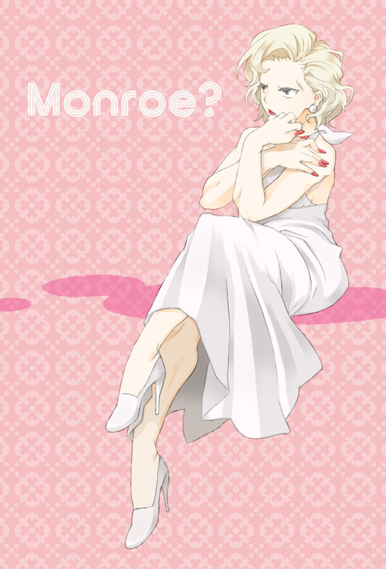 tatsumi kanji and marilyn monroe (persona and 1 more) drawn by mot