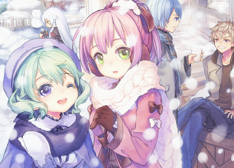 altina orion, juna crawford, musse egret, kurt vander, and ash carbide (eiyuu densetsu and 2 more) drawn by eevee-moon