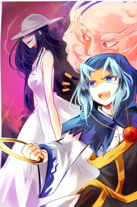 kumoi ichirin, unzan, and hasshaku-sama (touhou and 2 more) drawn by kutsuki_kai
