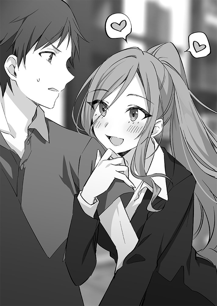 ooboshi akiteru and kageishi sumire (tomodachi no imouto ga ore ni dake uzai) drawn by tomari_(veryberry00)