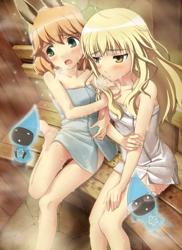 perrine h. clostermann, amelie planchard, and tonttu (world witches series and 2 more) drawn by hi-ho-
