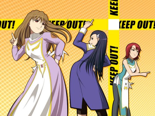 shizuru viola, natsuki kruger, and juliet nao zhang (galaxy angel and 2 more) drawn by sasa