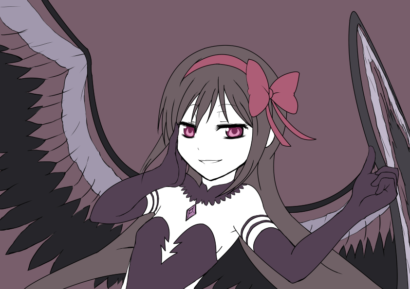 akemi homura and akuma homura (mahou shoujo madoka magica and 1 more) drawn by yukimura_kaname