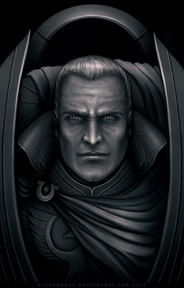 roboute guilliman (warhammer 40k) drawn by veronica_anrathi