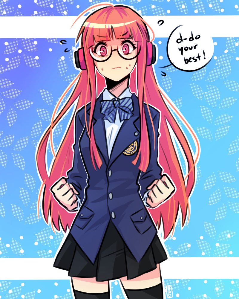 sakura futaba (persona and 1 more) drawn by mao_(expuella)