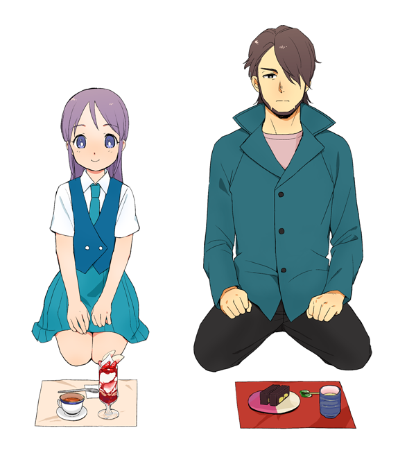 kudou fuyuka and kudou michiya (inazuma eleven) drawn by higebu