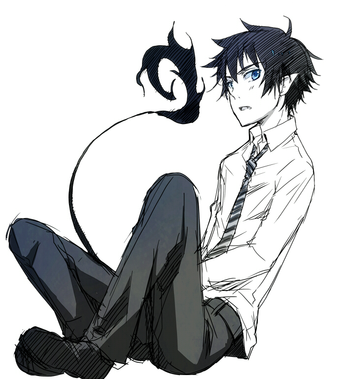 okumura rin (ao no exorcist) drawn by t-riku