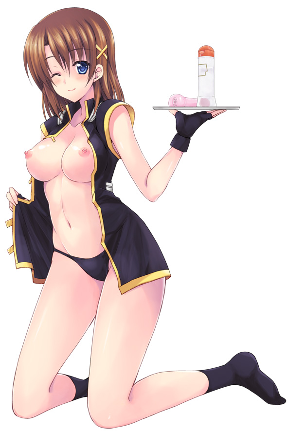 yagami hayate (lyrical nanoha and 1 more) drawn by yokoyama_kouji