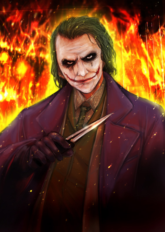 joker (dc comics and 2 more) drawn by kaiga