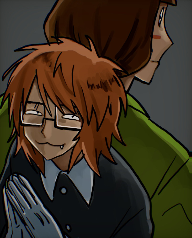 randal ivory and luther von ivory (randal's friends) drawn by tazimaharu_0503