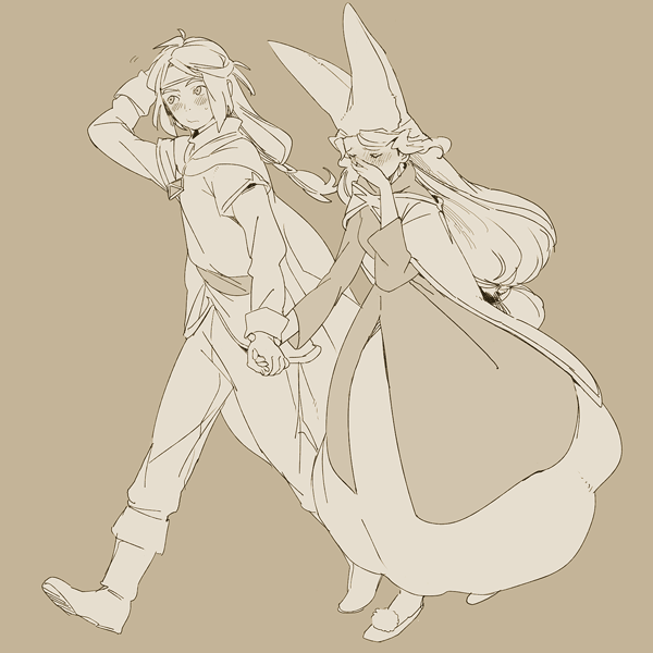 narcia and pietro pakapuka (popolocrois) drawn by mizo_(0zim)