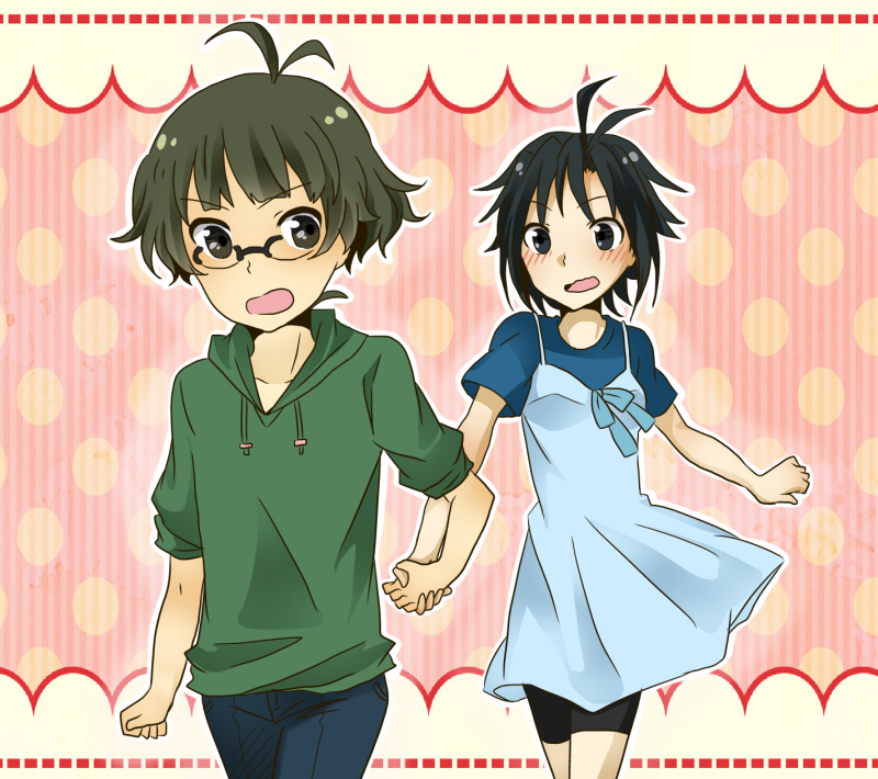 kikuchi makoto and akizuki ryo (idolmaster and 1 more) drawn by toa_(sorajio)