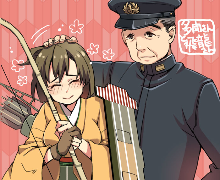 hiryuu and yamaguchi tamon (kantai collection) drawn by fujiwara_(fujiwara43)