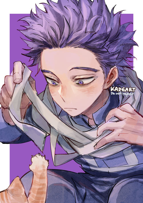 shinso hitoshi (boku no hero academia) drawn by kadeart