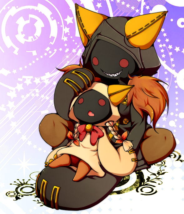 taokaka and torakaka (blazblue) drawn by arani_(aranonituke)