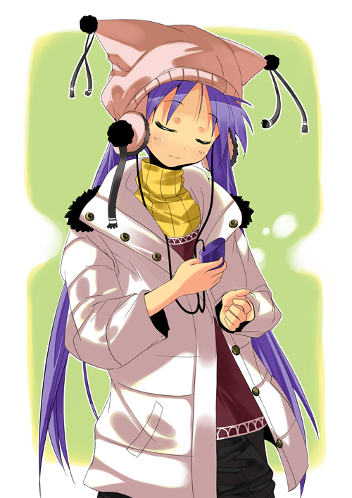 hiiragi kagami (lucky star) drawn by amaa_(chou_dennou_jidai)