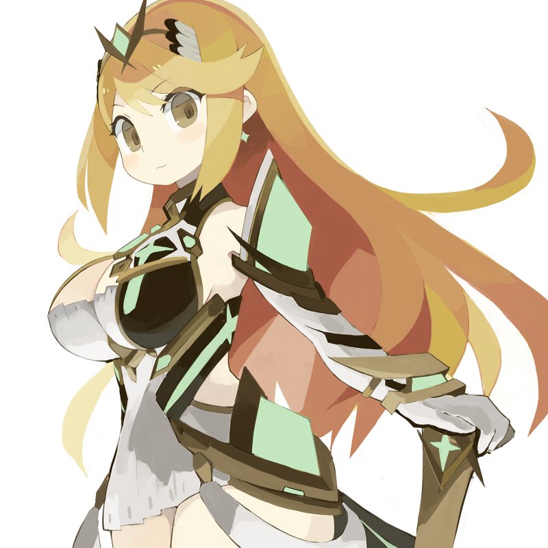 mythra (xenoblade chronicles and 1 more) drawn by paprika_shikiso