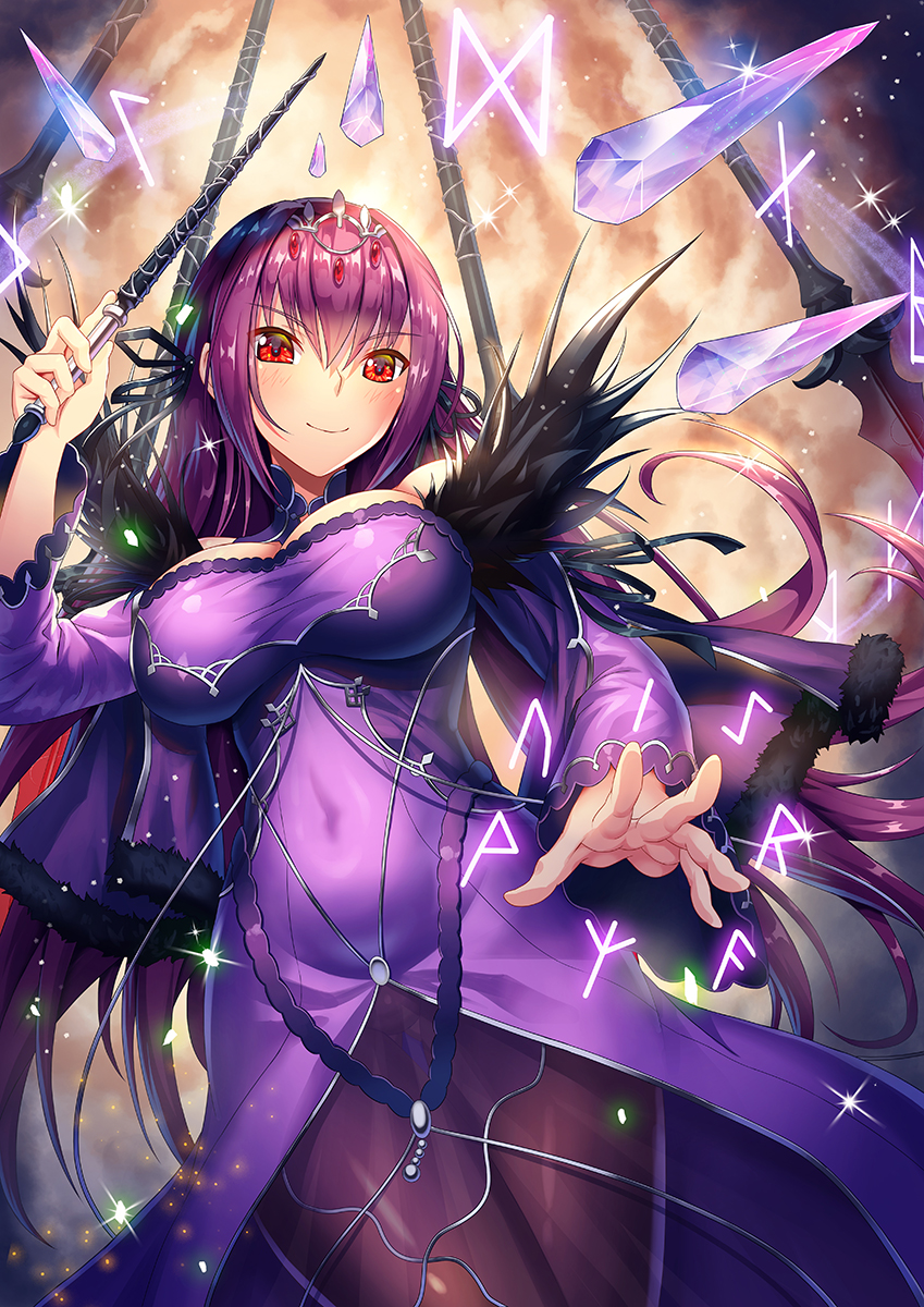scathach and scathach skadi (fate and 1 more) drawn by tako_seijin