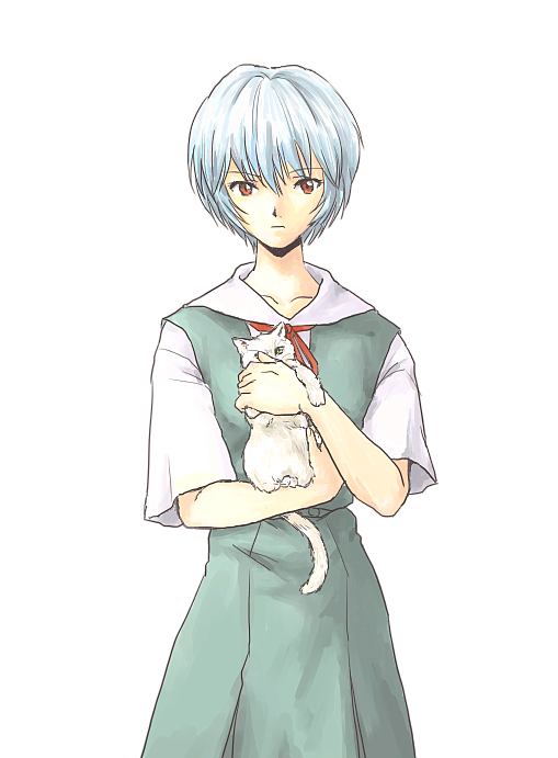 ayanami rei (neon genesis evangelion) drawn by maruko_(tenmichi)