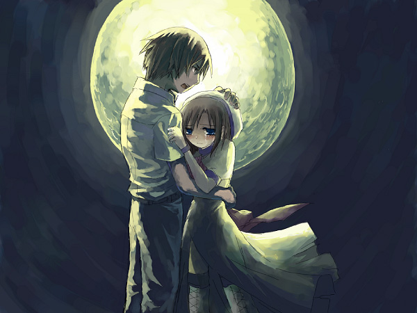 ryuuguu rena and maebara keiichi (higurashi no naku koro ni and 1 more)
