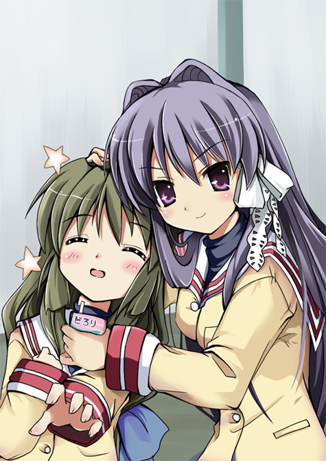 fujibayashi kyou and ibuki fuuko (clannad) drawn by yuuya_mikuru