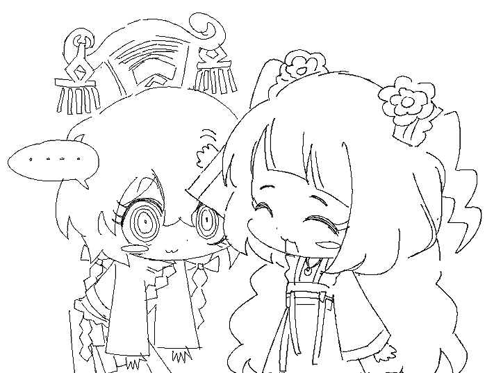 xue baochai and xue pan (project moon and 1 more) drawn by atoymk