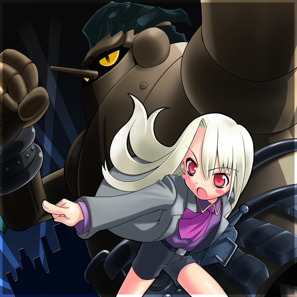 illyasviel von einzbern and tetsujin 28 (fate and 2 more)