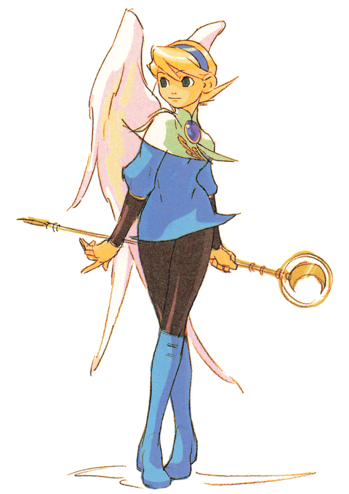 nina (breath of fire and 1 more) drawn by yoshikawa_tatsuya