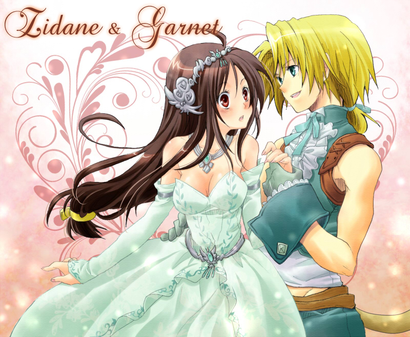 zidane tribal and garnet til alexandros xvii (final fantasy and 1 more) drawn by niwa_toriko and sakumi_(uruneko)