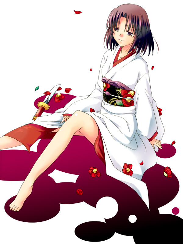 ryougi shiki and void shiki (kara no kyoukai) drawn by rokuka