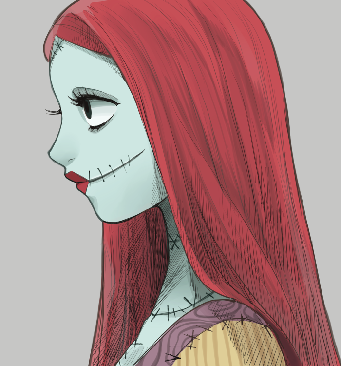 sally (the nightmare before christmas) drawn by pano_(mohayayamai)