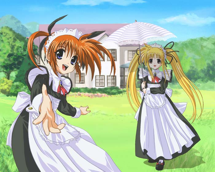 fate testarossa and takamachi nanoha (lyrical nanoha and 1 more)