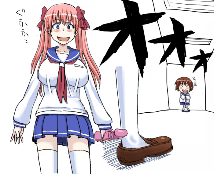 haramura nodoka and miyanaga saki (saki) drawn by copo_(copo_deluxe)