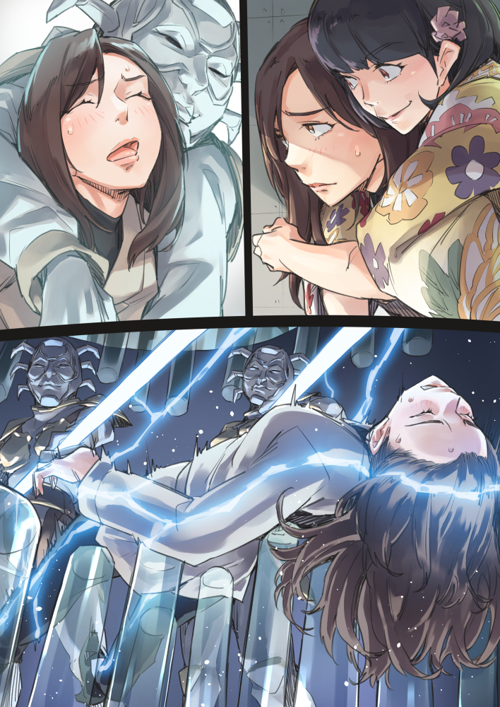 manon seijin and iruma megumi (ultra series and 1 more) drawn by jelly_shrimp