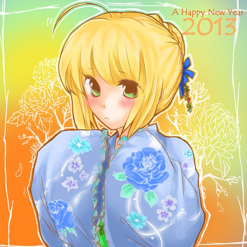 artoria pendragon and saber (fate and 1 more) drawn by yanagi_makoto