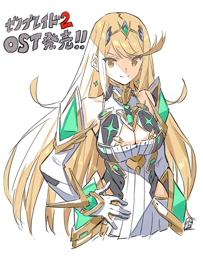 mythra (xenoblade chronicles and 1 more) drawn by saitou_masatsugu