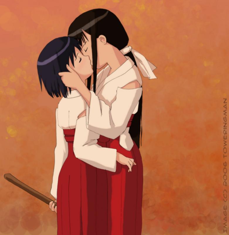 maehara shinobu and aoyama motoko (love hina) drawn by toweringman