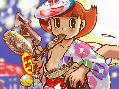 doraemon and sakura mami (doraemon and 1 more) drawn by ramb_chop