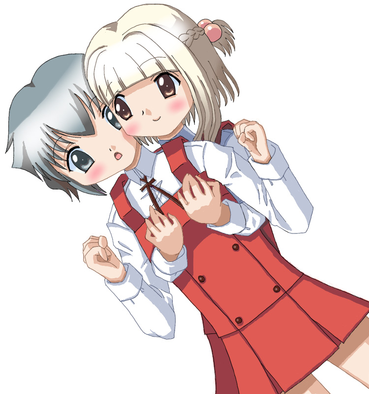 nori and nazuna (hidamari sketch) drawn by umeboshitora