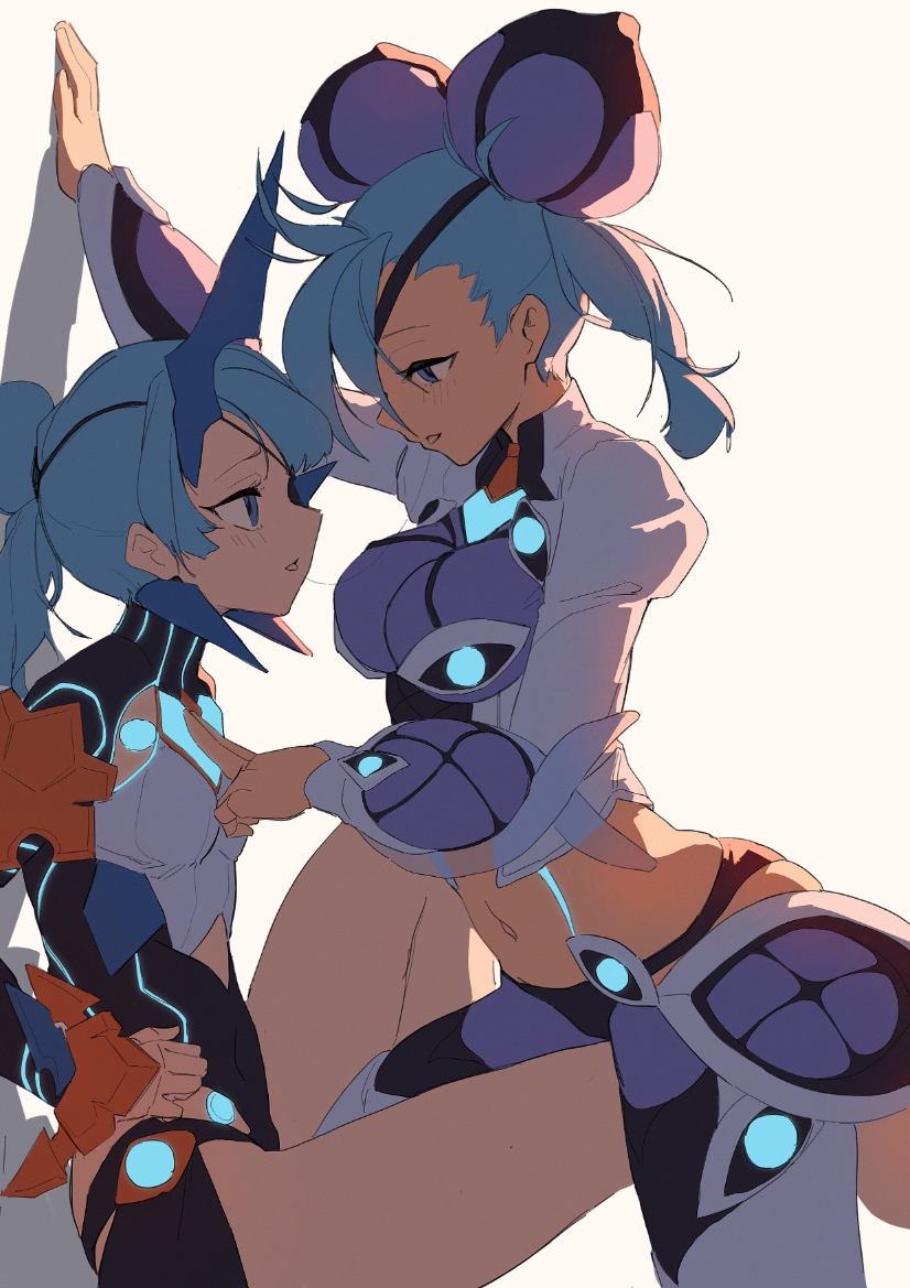 praxis and theory (xenoblade chronicles and 1 more) drawn by rui_(rei_leyi)