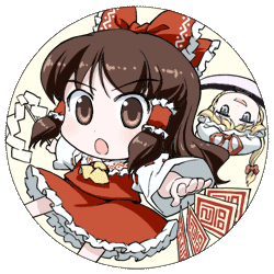 hakurei reimu and yakumo yukari (touhou) drawn by takahata_yuki
