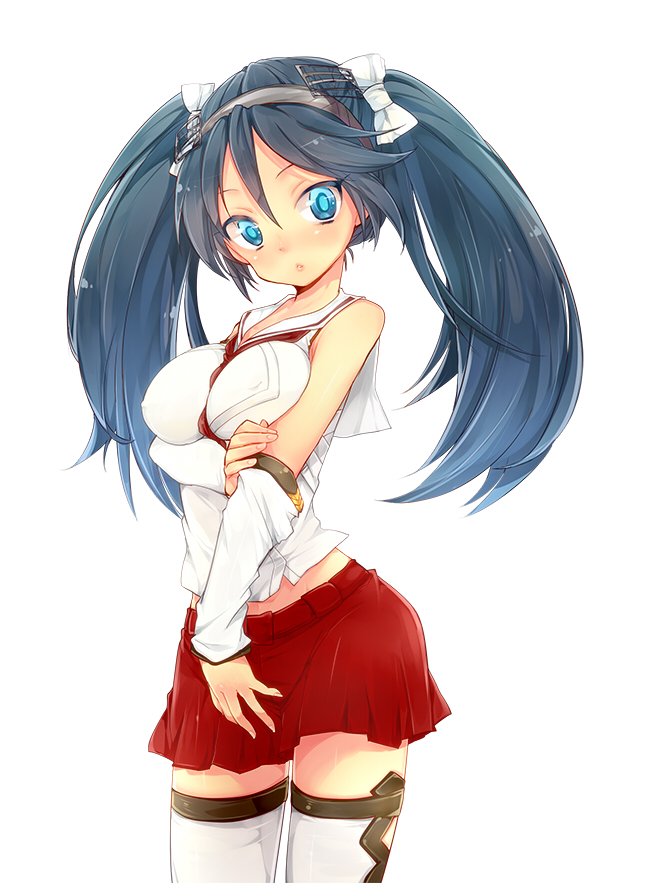 isuzu and isuzu kai ni (kantai collection) drawn by tobi_(one)