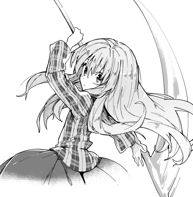 hata no kokoro (touhou) drawn by sawayaka_samehada