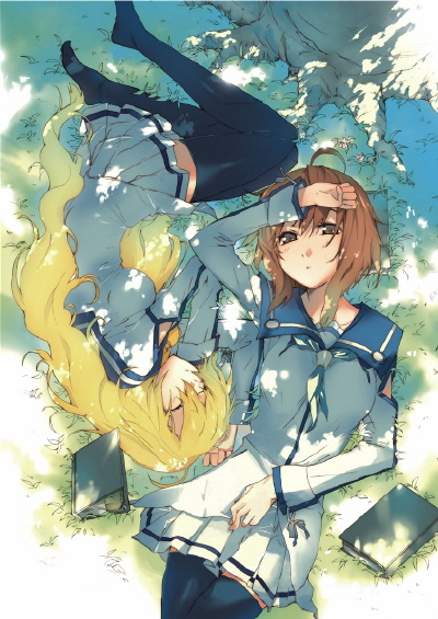 marie and ayase kasumi (shinza bansho series and 1 more) drawn by g_yuusuke